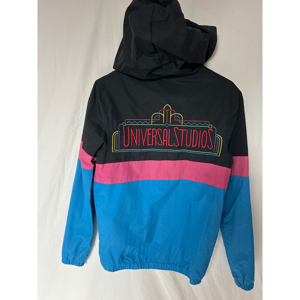 Universal Studios Windbreaker Jacket XS Retro Col… - image 3